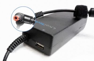 Adaptador para Computadora Portátil  OVALTECH 20V/4.5AH C/Blister + USB